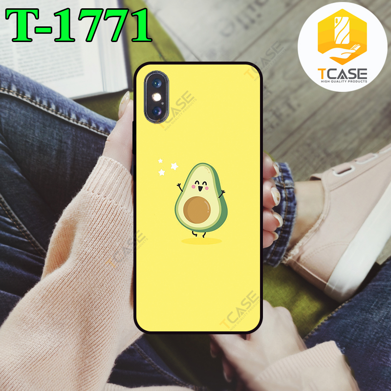 Ốp lưng Tcase dành cho Iphone XS Max in hình trái bơ