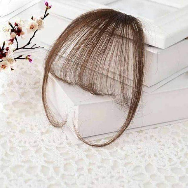 Tóc giả nữ, tóc mái giả, tóc mái thưa tóc thật, tóc mái thưa hàn quốc