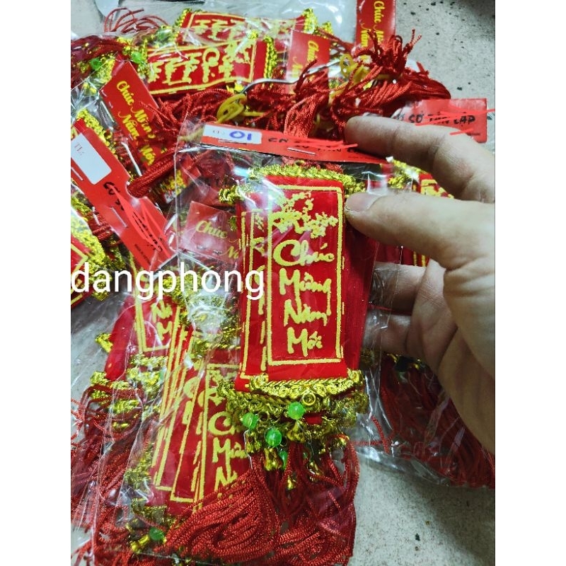 Bịch 10 cái liễn nhí treo tháp tỏi,trang trí bông tỏi,trang trí tết