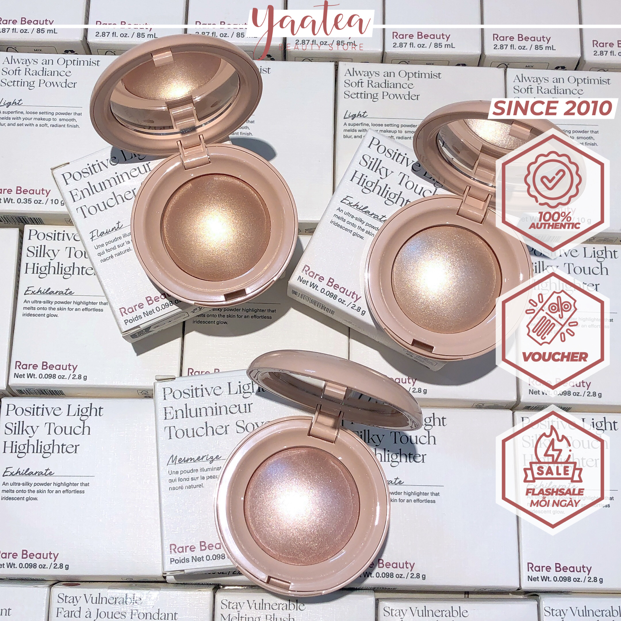 Phấn Bắt Sáng Rare Beauty Positive Light Silky Touch Highlighter 2,8G