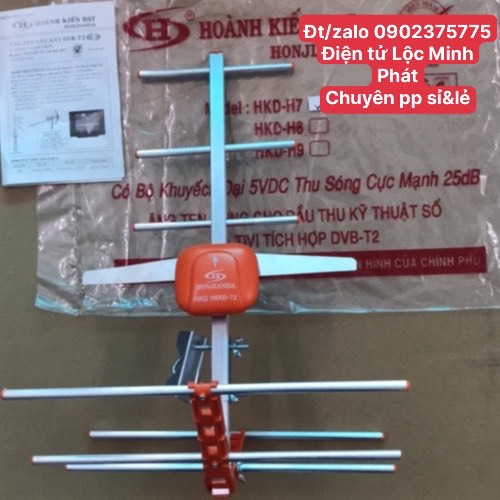 Anten dvbt2 hkd h7 có khuếch đại