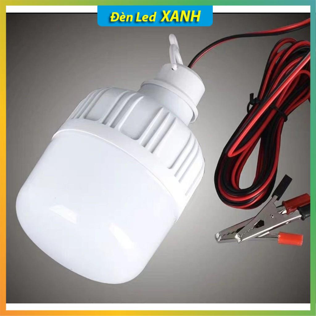 [Bóng Đèn Led 12V Có Đầu Kẹp Bình, đèn led dùng cho bình ac quy tiện lợi, siêu tiết kiệm điện.