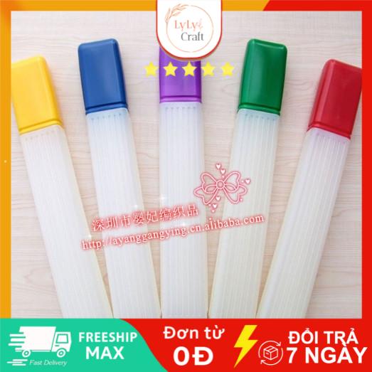 Hộp đựng kim đan giúp bảo quản kim không bị cong vênh hư hỏng , dụng cụ đan móc len đa năng