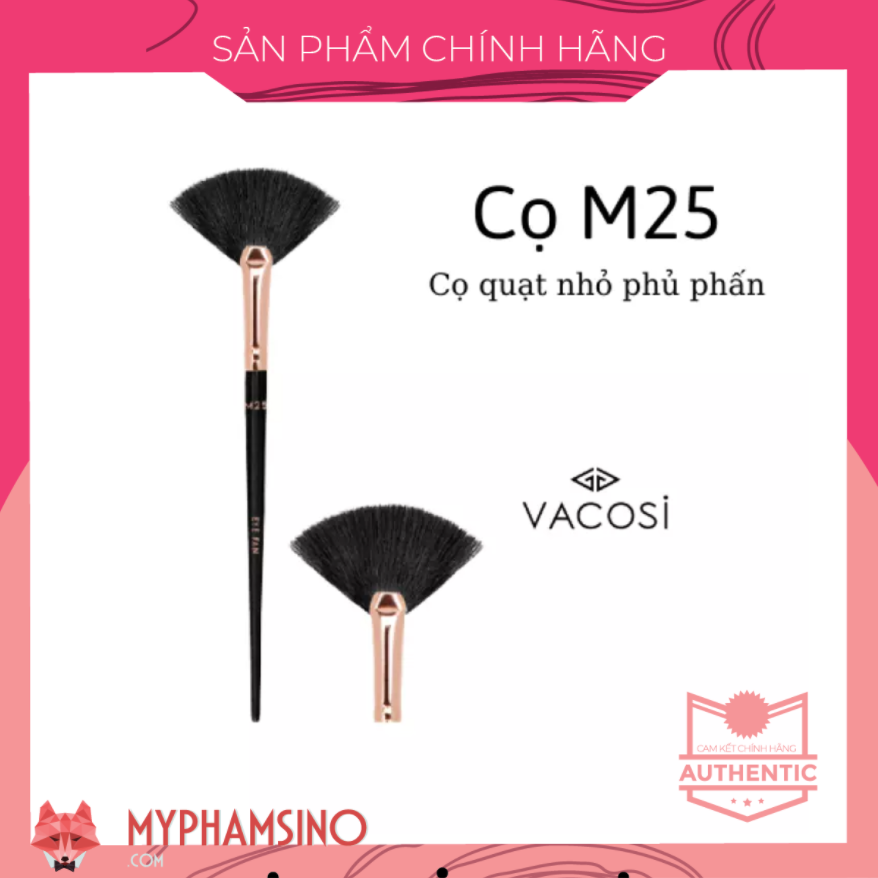 Cọ phủ dạng quạt nhỏ Vacosi M25