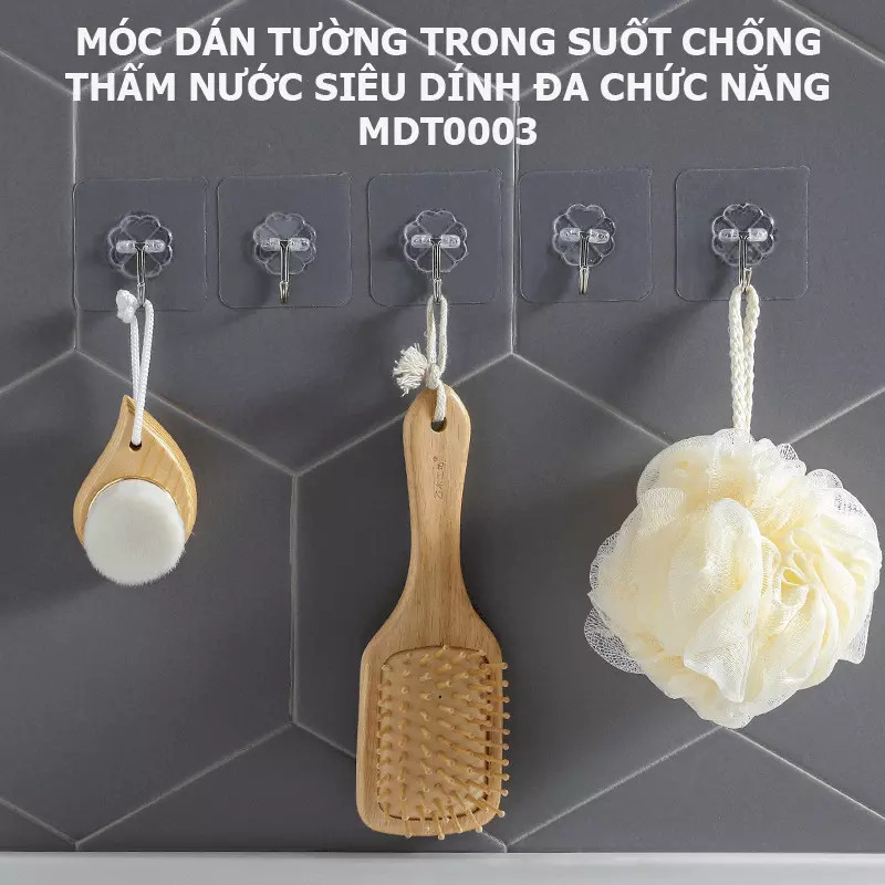 Móc Dán Tường Siêu Dính Dễ Thương Nhiều Màu ( Bộ 10 Móc) Tiết Kiệm Không Gian Bám Dính Tốt Chịu Lực Cao