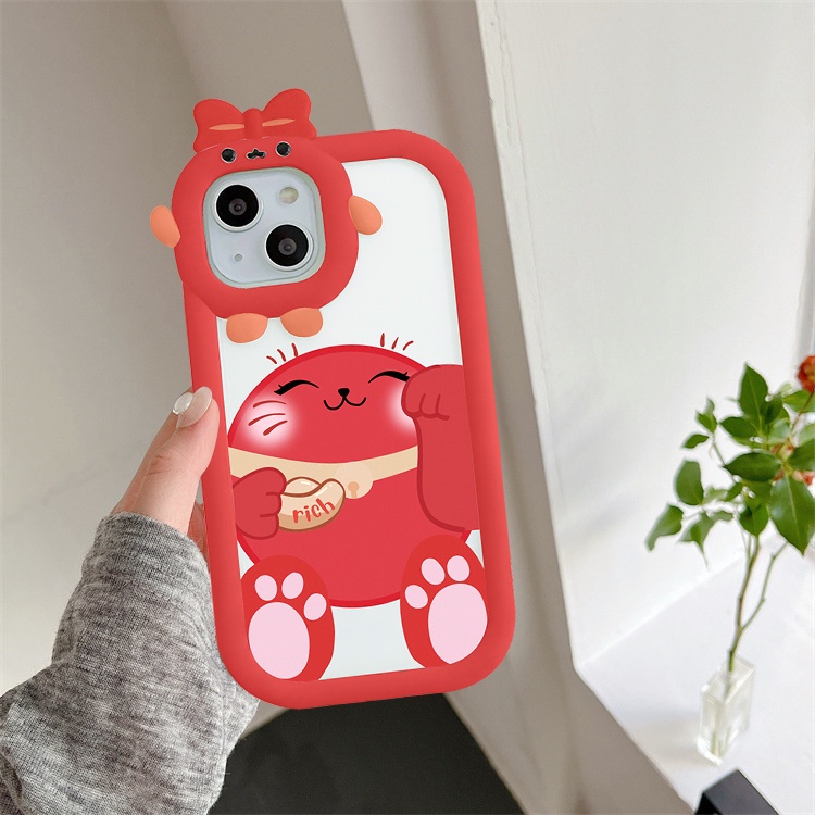 Ốp lưng iρhone nơ camera hình vuông mèo thầƞ Եài 6/6splus/7/7plus/8/8plus/x/xs/11/12/13/pro/max/plus/promax-Awifi R5-9