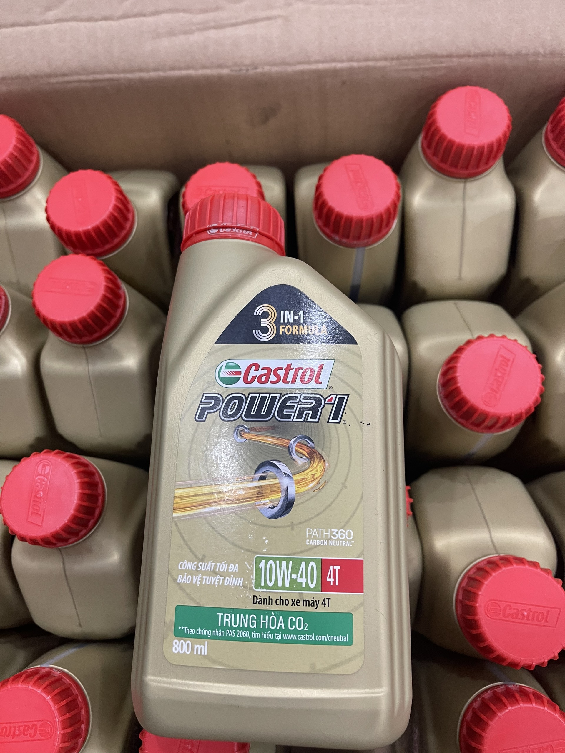 Dầu nhớt castrol xe số 10-40w