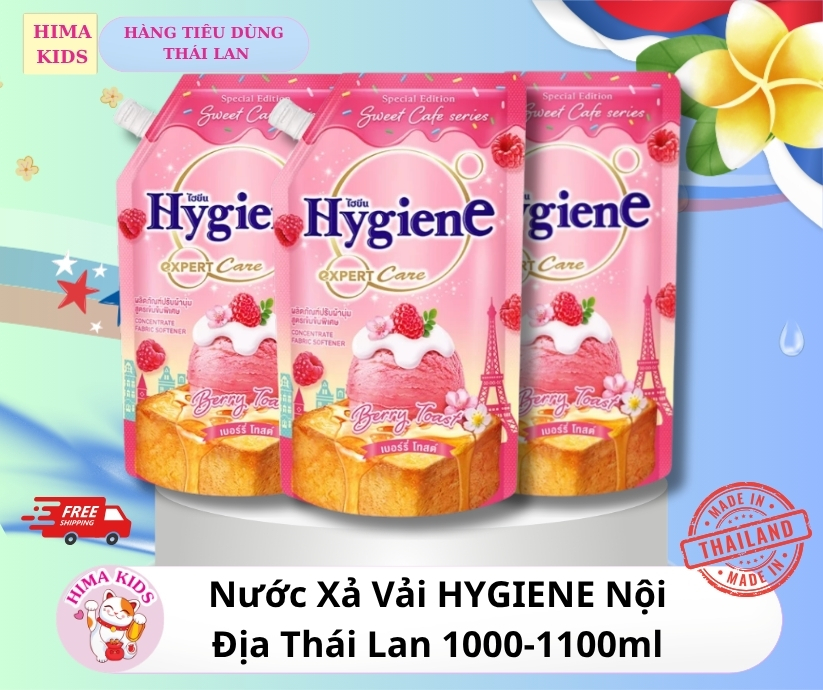 [NỘI ĐỊA] HOT Nước Xả Vải Hygiene Expert Care-Sweet Cafe Series 1100ml- phiên bản giới hạn