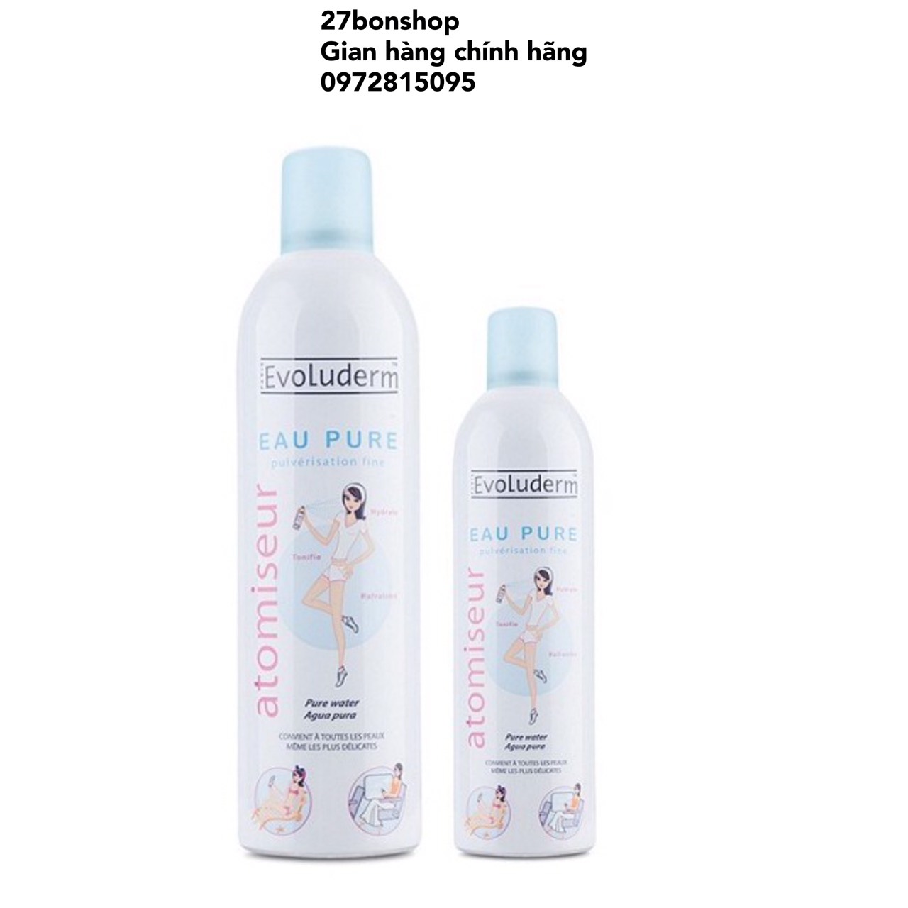 Xịt khoáng Evoluderm Pháp