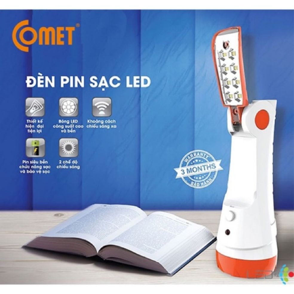 [HCM]Đèn pin sạc Led Comet CRT253