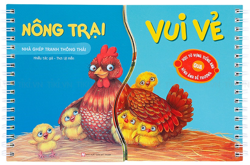 Fahasa - Nông Trại Vui Vẻ - Học Từ Vựng Tiếng Anh Qua Hình Ảnh Dễ Thương - Nhà Ghép Tranh Thông Thái