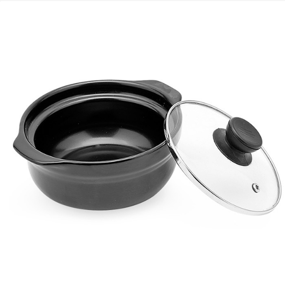 [HCM]Nồi đất tràng thạch 1.5 lít nắp kiếng lòng sâu