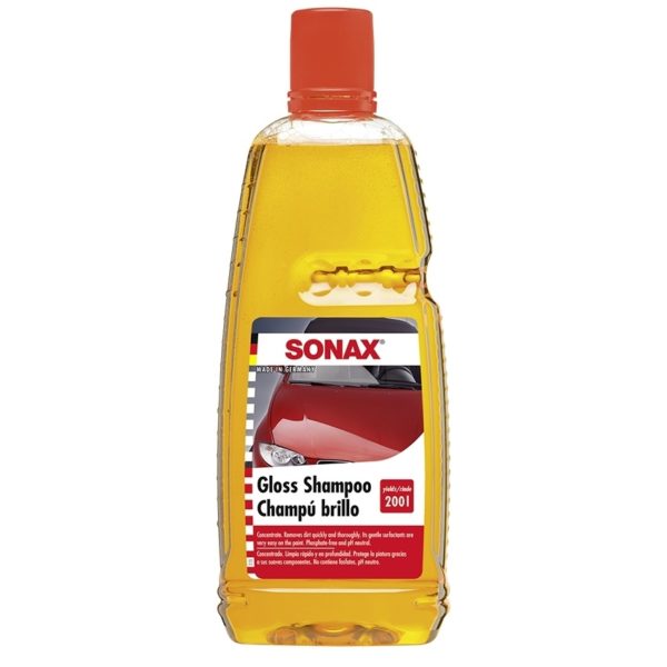 HCM Sonax Gloss Shampoo 1000ml - Dung dịch rửa xe nước rửa xe đậm đặcchai dung dịch rửa và làm bóng xe hơi ôtô xe máy honda moto xe tải xe khách tạo bọt tuyết hương thơm