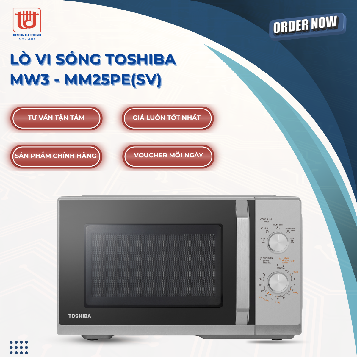 Toshiba Lò vi sóng MW3 - MM25PE(SV)