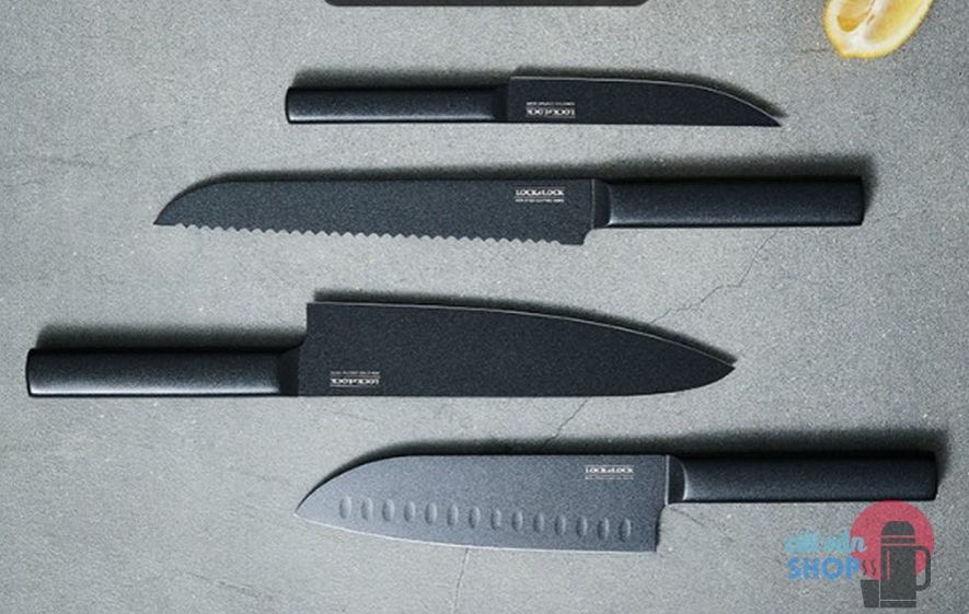 Dao thái chống dính lock&lock santoku , chef , paring , bread knife đúc nguyên khối ckk311 ckk312 ckk313 ckk314