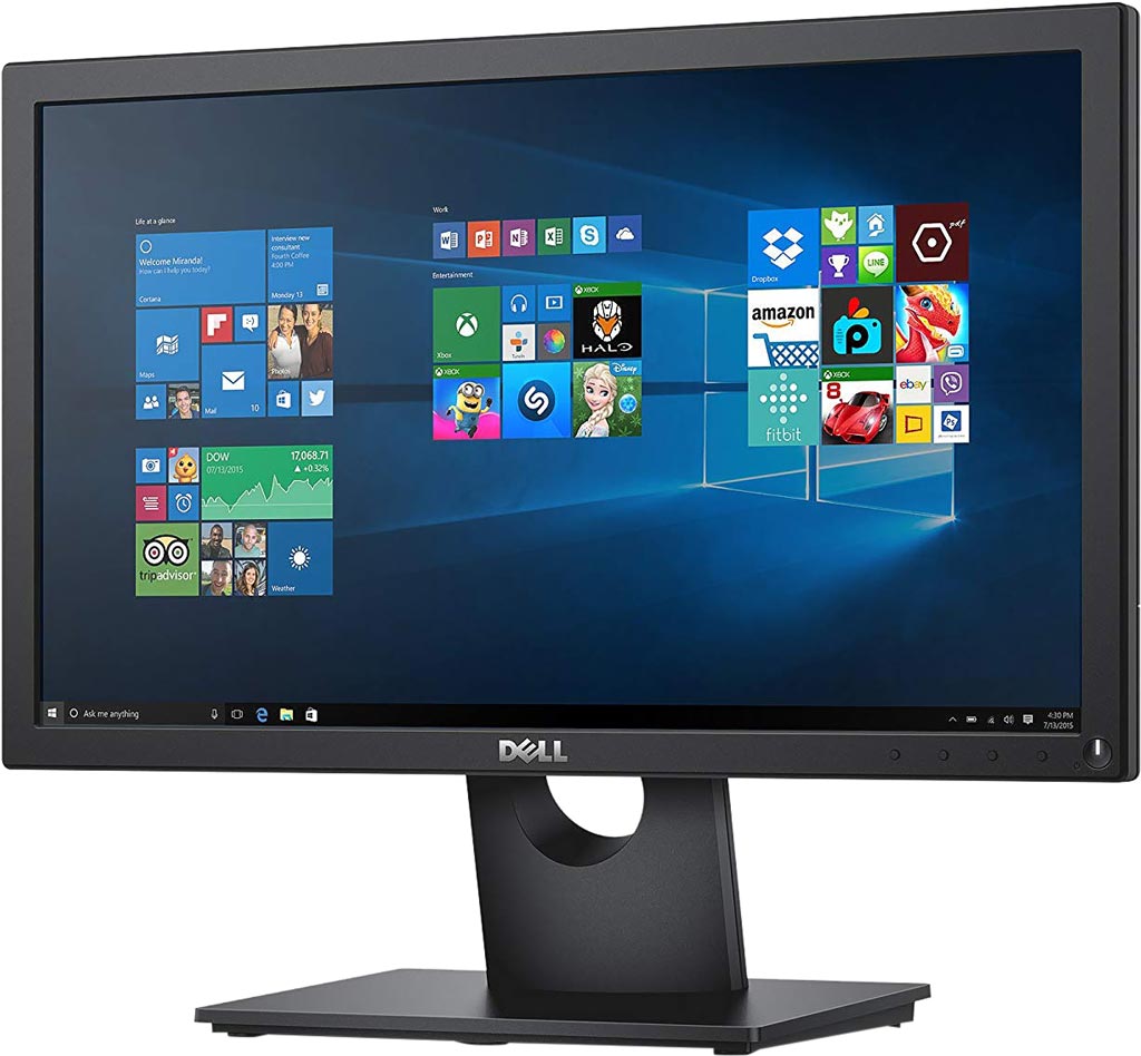 Màn hình LCD 20” DELL E2016HV Chính hãng (TN - VGA, 1600x900, 60Hz, Kèm cáp VGA, Treo tường)