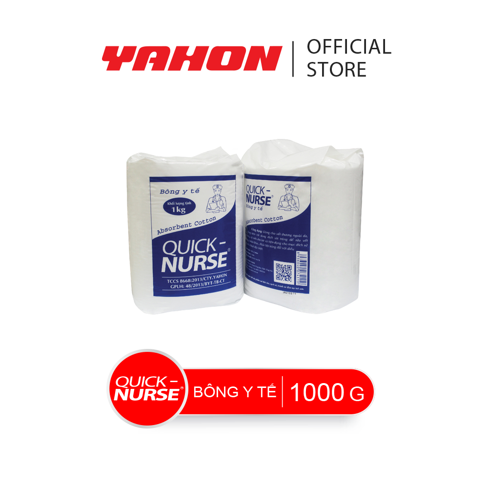 Bao bông y tế quick-nurse, 1000g/bao