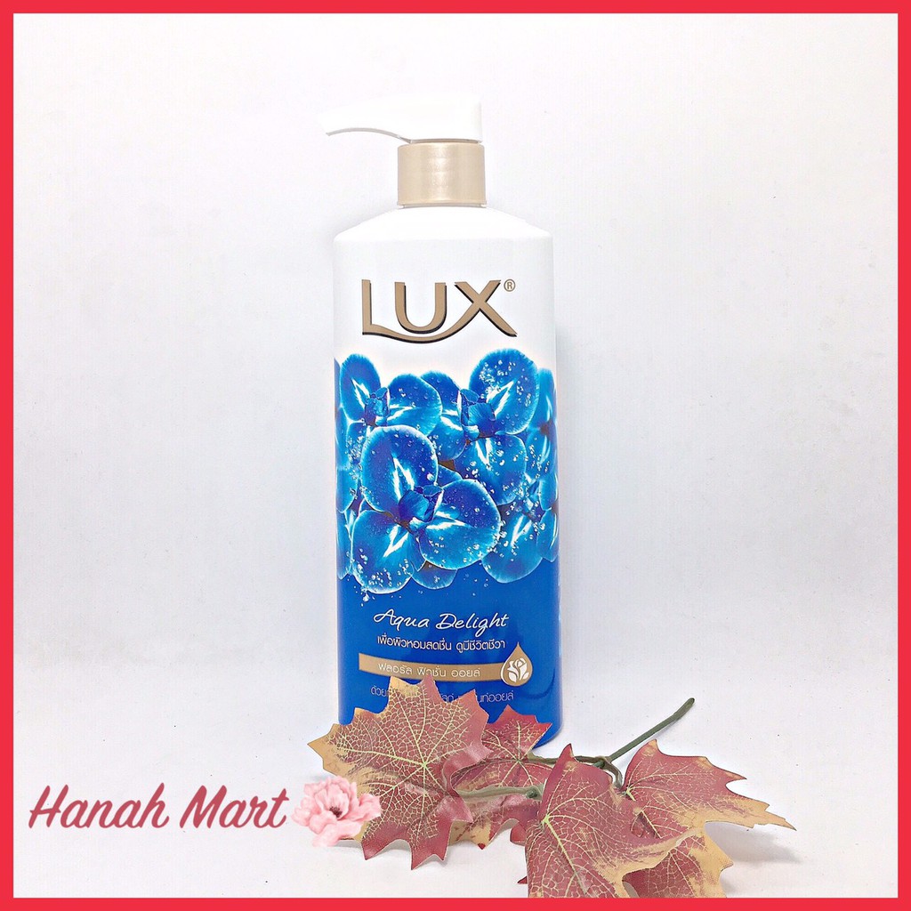 Sữa tắm Lux 500ml nội địa Thái Lan màu xanh đậm