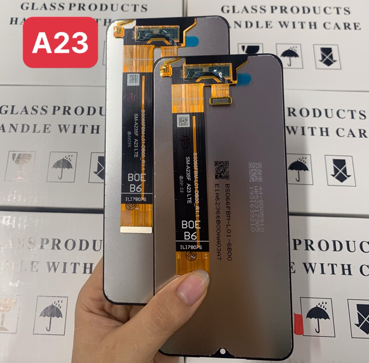 Màn hình zin new samsung A23 / Samsung A235F nguyên bộ màu đen
