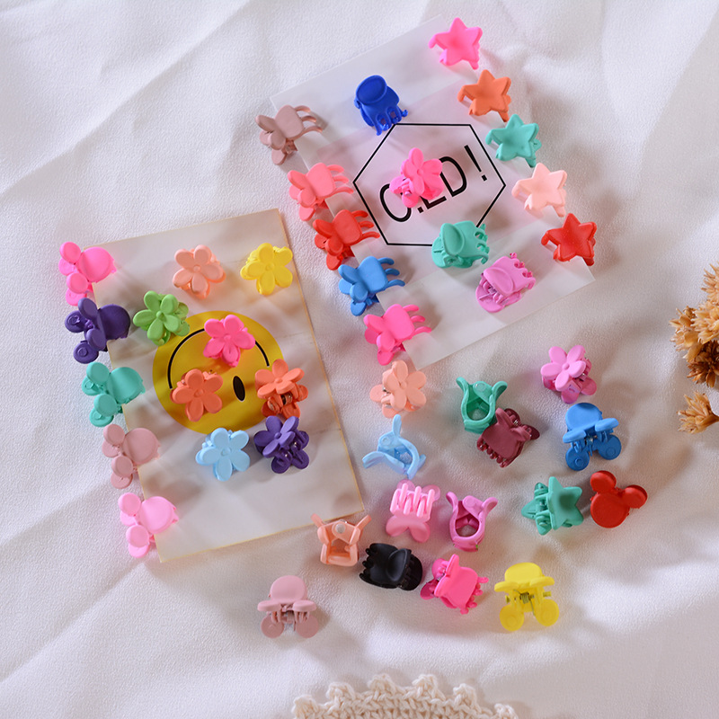 [HCM]SET 12 CÁI KẸP TÓC MÁI MINI CHO MẸ VÀ BÉ- SET 1 MẪU NGẪU NHIÊN NHIỀU MÀU