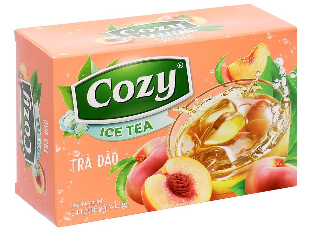 Trà hòa tan cozy icetea đào