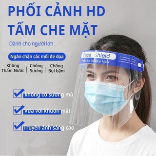 Tấm che mặt phòng dịch, kính chống giọt y tế faceshield