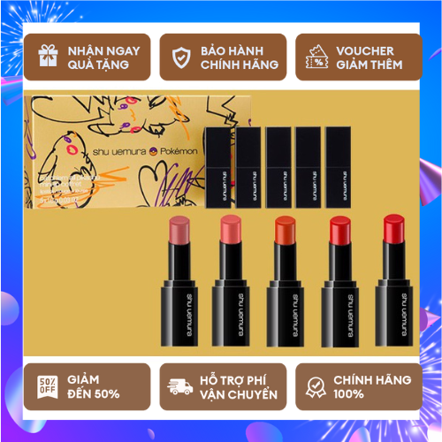 Set Son Shu Uemura Bản Pokemon Pikachu