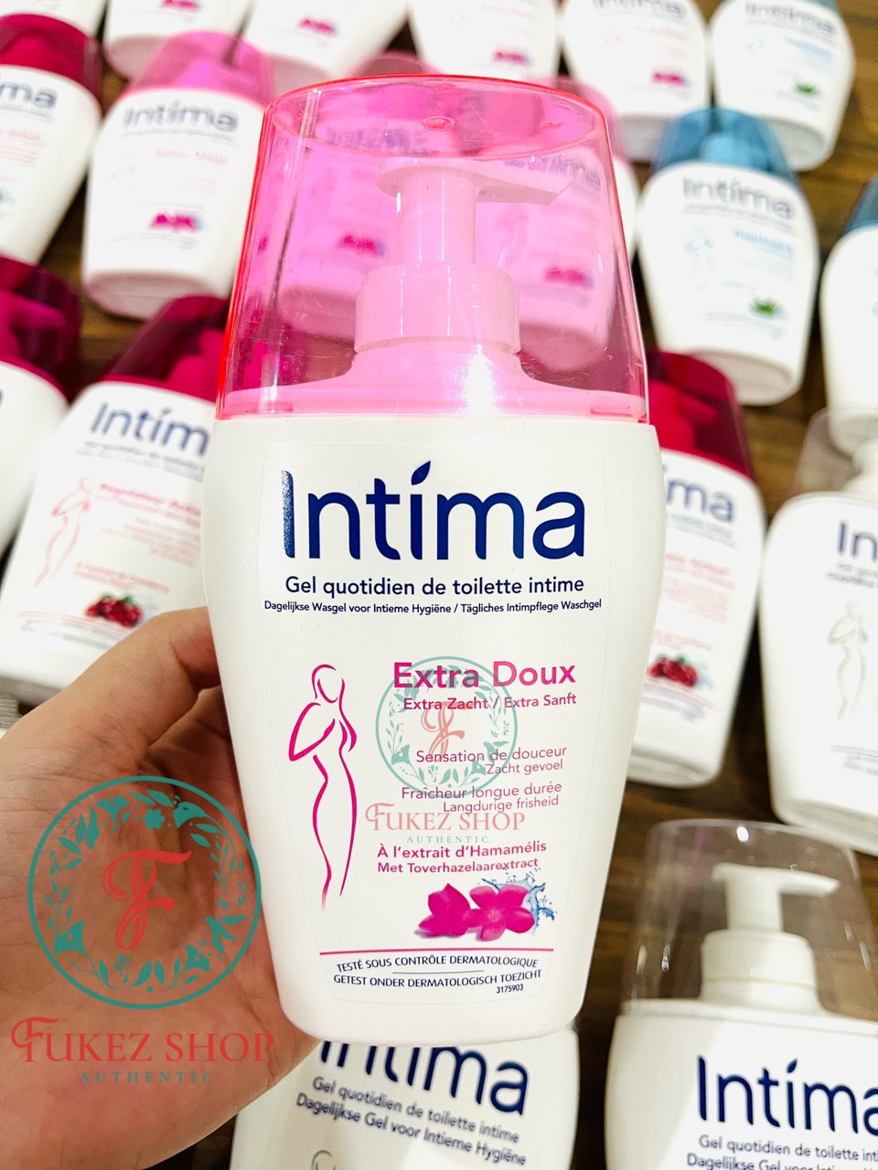 Dung dịch vệ sinh an toàn khử mùi tốt Intima 200ML - nội địa Pháp đủ bill