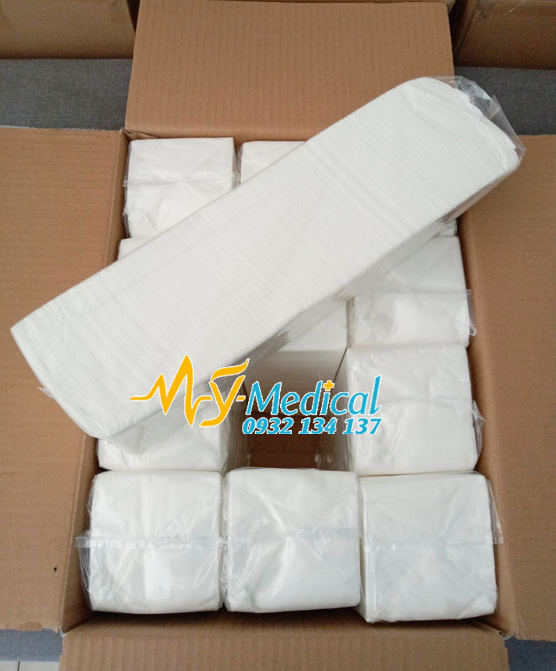 Giấy lau mặt dùng cho spa, thẩm mỹ (cây 200 tờ loại dày)