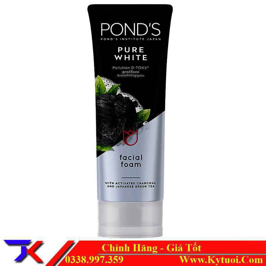 Sữa rửa mặt ponds 100g than hoạt tính và trà xanh