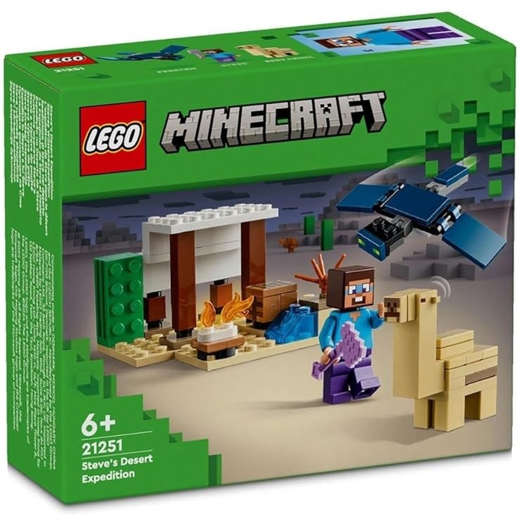 Đồ chơi lắp ráp Chuyến thám hiểm đền thờ sa mạc của Steve 21251 | Minecraft - Lego