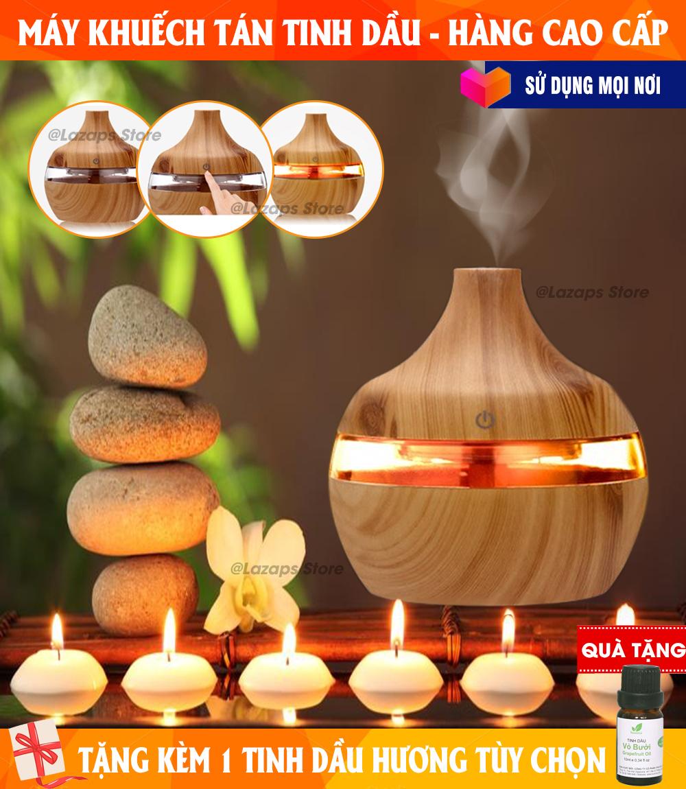 Máy Xông Tinh Dầu, Máy Phun Sương, Máy Khuếch Tán Tinh Dầu, Máy Phun Tinh Dầu, Máy Phun Hơi Nước - Sử Dụng Dễ Dàng, Giá Thành Phù Hợp Với Khả Năng Lan Tỏa Mùi Hương Dễ Chịu - Thanh Lọc Không Khí, Giảm Bụi Bẩn - TẶNG TINH DẦU MIỄN PHÍ!