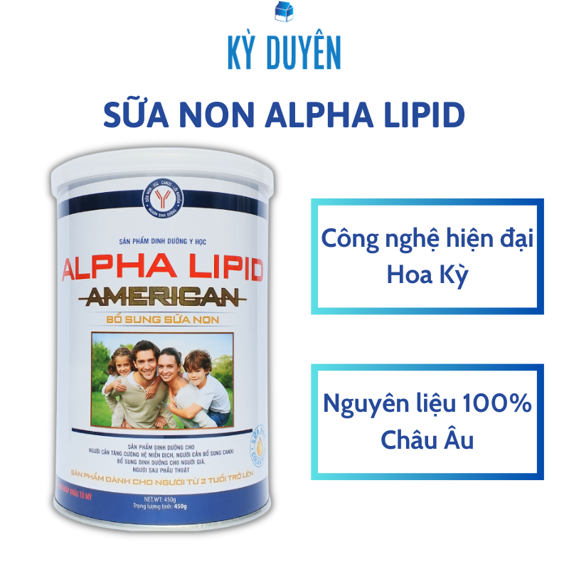 Sữa Alpha Lipid 450g - sữa non Alpha American chính hãng