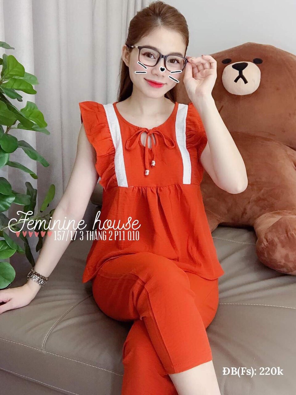 Sét bộ lửng mặc nhà cực mát