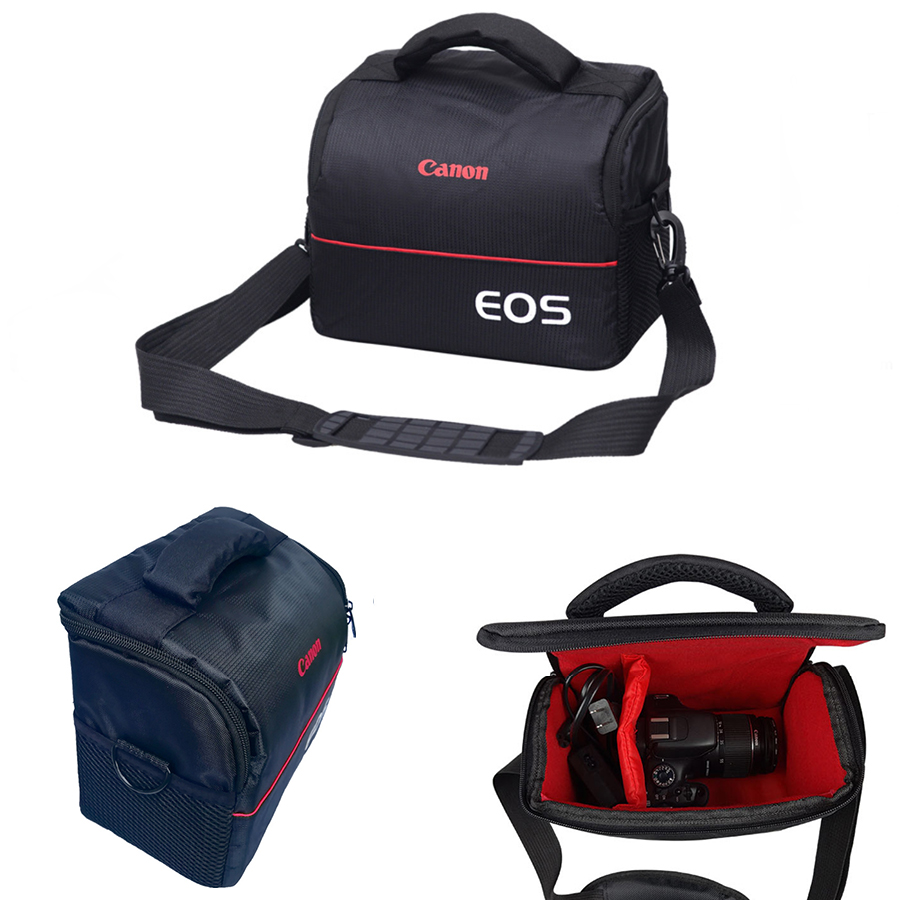 Túi đeo máy ảnh canon eos thông dụng 2 ngăn chống sốc chống nước mua gọn nhẹ
