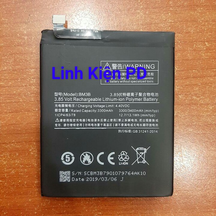 Pin xiaomi mi mix 2 bm3b