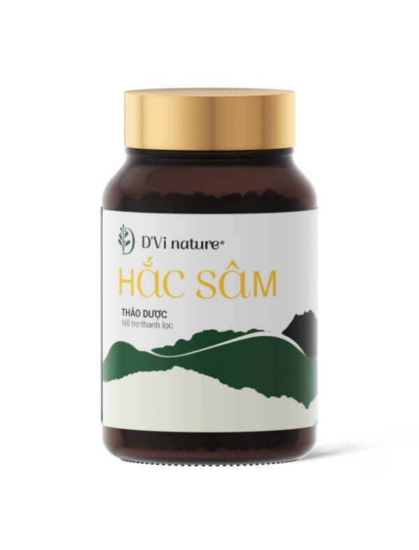 Hắc sâm D'Vi nature hỗ trợ thanh lọc cơ thể | Hắc sâm DVi nature