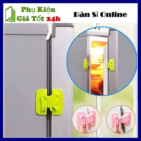 Chốt gài cửa tủ lạnh - khóa tủ lạnh - khóa tủ đồ hình thú - dụng cụ tiện ích