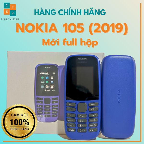 Điện thoại 2 sim Nokia 105 giá rẻ pin trâu