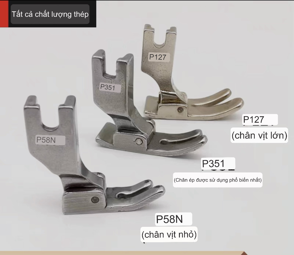 Combo Chân Vịt 1 Kim Công Nghiệp P351-P58N-P127