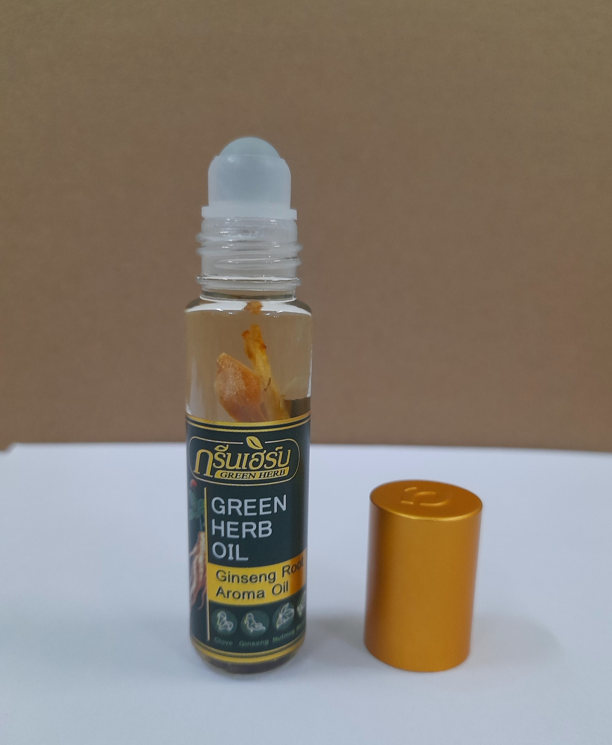 HCM [chuẩn thái] dầu gió dầu lăn thảo dược Green Herb oil 8ml dầu nóng Thái Lan cảm sổ mũi đau nhức chống mặt côn trùng cắn