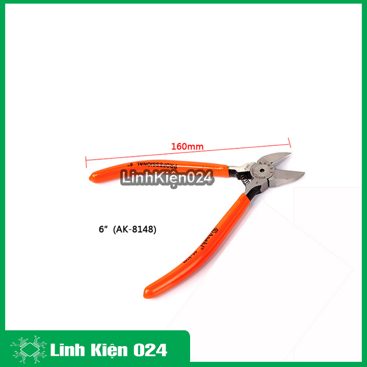 Kìm cắt asaki ak-8148 6 inch 160mm