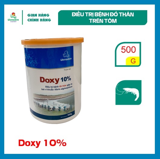 "Hoàn tiền đến 10%" Vemedim Doxy 10% dùng cho tôm hùm lon 500g