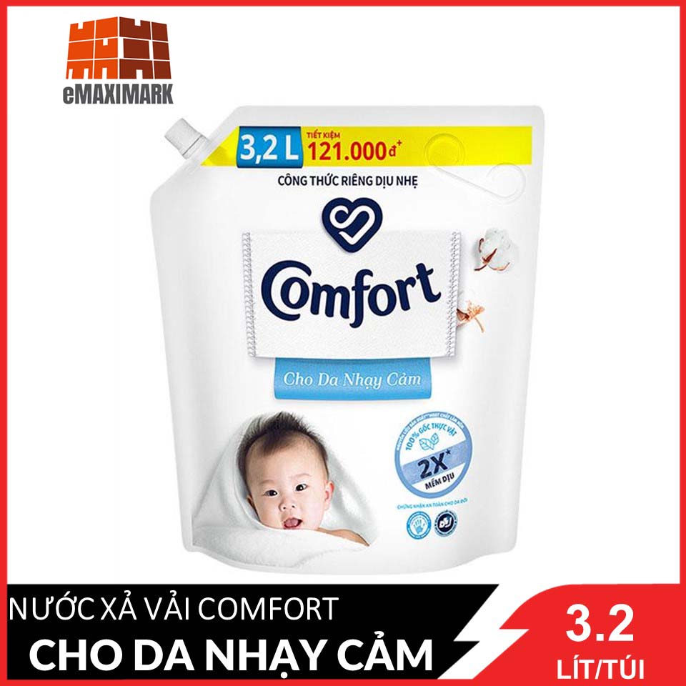 Nước xả vải comfort baby 3.2l
