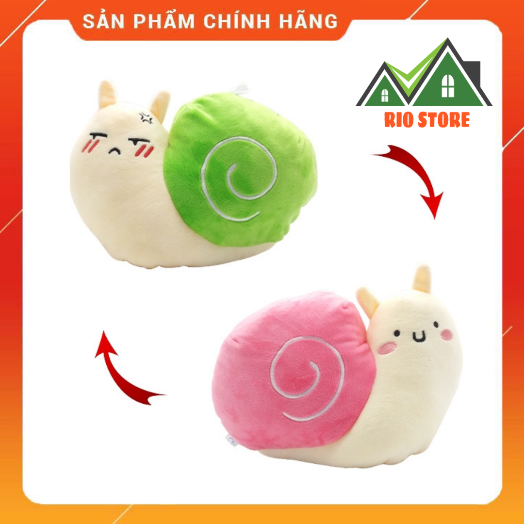 Gấu bông Ốc sên cảm xúc - Hót trending Siêu Đáng Yêu Đủ Màu Đủ Loại Rio Store