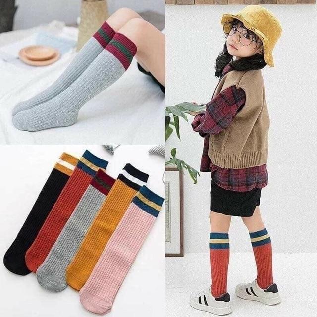 1 Đôi Tất đùi gối cho bé gái khoảng 4-7 tuổi