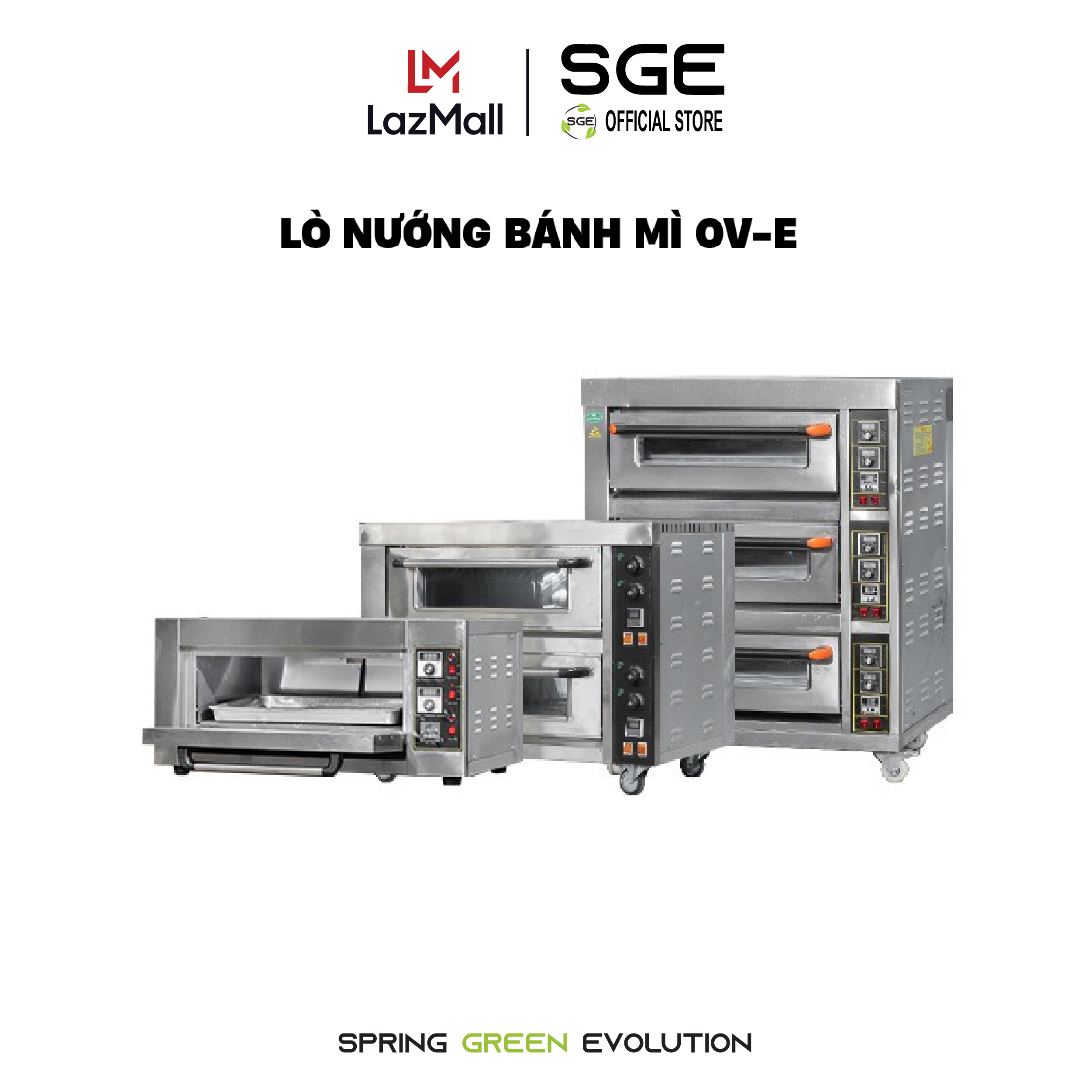 Lò nướng điện 1 tầng 2 khay sge ove12 lên nhiệt nhanh tiết kiệm điện dễ sử dụng dễ vệ sinh, nhiệt độ tối đa 400 độ