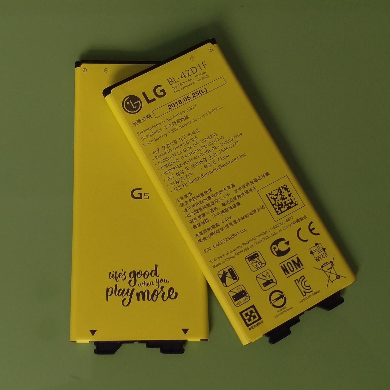 Pin lg g5 2800 mah - cam kết lg g5