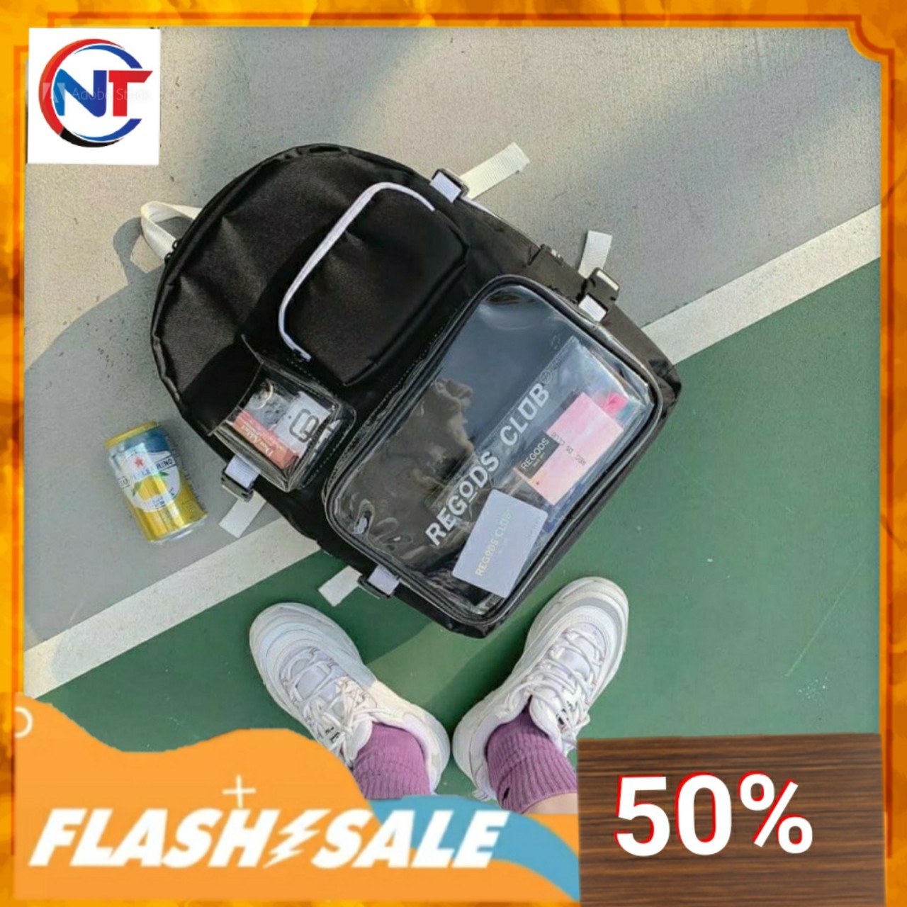 [DEAL XỊN +Freeship max 15k]Ba Lô Đi Học,Ba Lô Đi Học Nam ,Ba Lô Đi Học Nữ. REGODS CLUB Chất liệu vãi chống thấm cao cấp