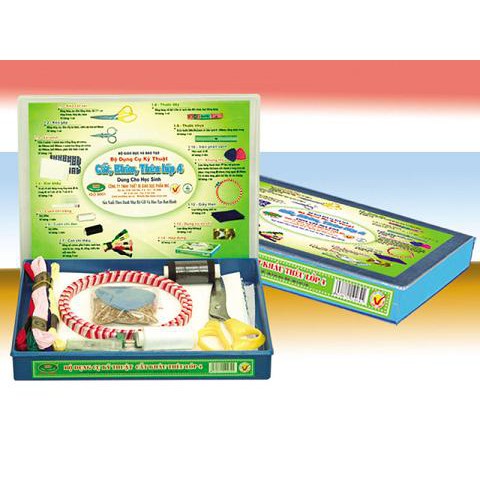 BỘ DỤNG CỤ KỸ THUẬT BỘ CẮT KHÂU THÊU LỚP 4 MIC